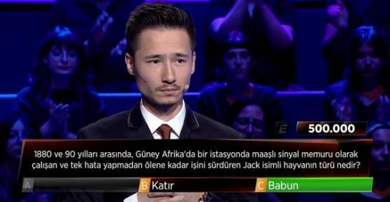 3'te3 Bilgi Yarışmasında 'Gözler 500.000 Liralık Büyük Ödülde”...