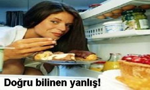 Gece atıştırmaları zayıflatıyor!