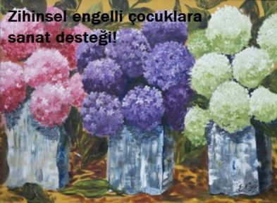Zihinsel engelli çocuklara sanat desteği!